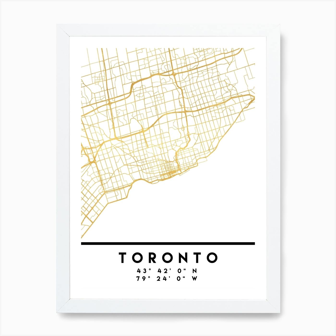 On Sale ON Map Print Toronto
